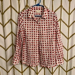 Kate Spade geometrical button down